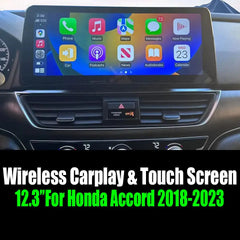 12.3"For Honda Accord 2018-2023 AERISAUTO for Apple Android screen and  Android Auto Aerisauto