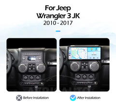 12.3''For Jeep Wrangler 3 JK 2010-2017 AERISAUTO for Apple Android screen and  Android Auto Aerisauto