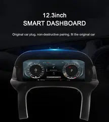 12.3"For Land Rover Evoque 2012-2018 AERISAUTO for LCD Digital Dashboard Cluster Aerisauto