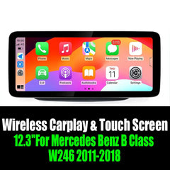 12.3''For Mercedes Benz B Class W246 2011-2018 AERISAUTO for Apple Android screen and  Android Auto Aerisauto