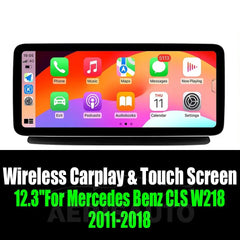 12.3''For Mercedes Benz CLS W218 2011-2018 AERISAUTO for Apple Android screen and  Android Auto Aerisauto