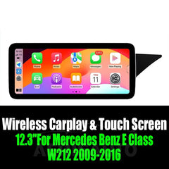 12.3"For Mercedes Benz E Class W212 2009-2016 AERISAUTO for Apple Android screen and  Android Auto Aerisauto