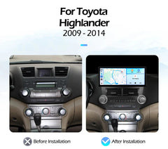 12.3''For Toyota Highlander 2009-2014 AERISAUTO for Apple Android screen and  Android Auto Aerisauto
