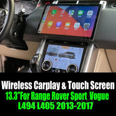 13.3"For Range Rover Sport / Vogue L494 L405 2013-2017 Android 13 AERISAUTO for Apple Android screen and  Android Auto Aerisauto