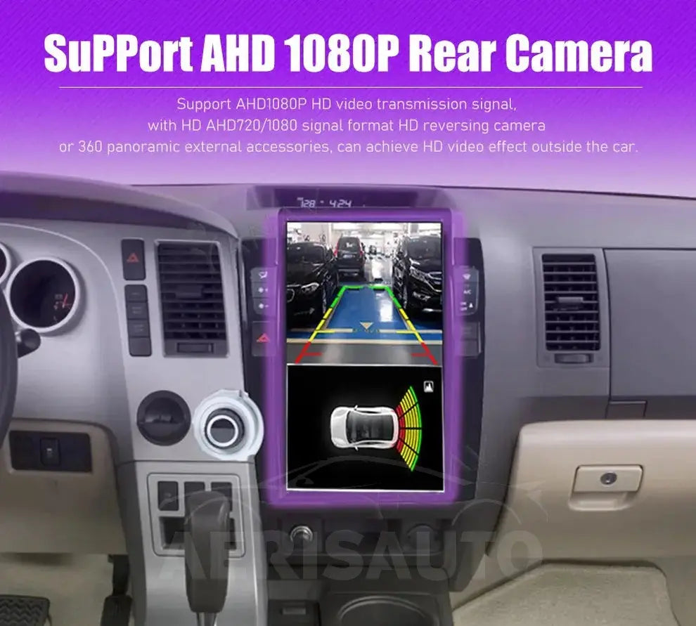 13.6" For Toyota Tundra 2007-2013 Tesla Style Car Radio AERISAUTO for Apple Android screen and Android Auto Aerisauto