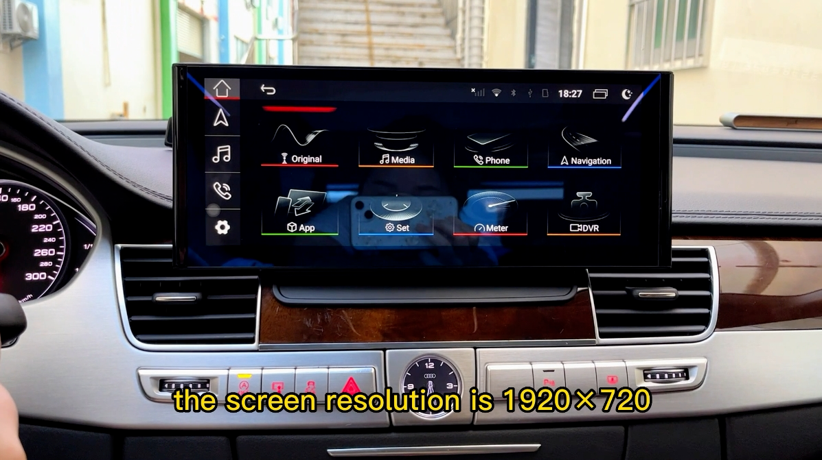 12.3" For Audi A8 S8 D3 D4 2002-2018 AERISAUTO for Apple Android screen and  Android Auto