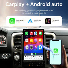 14.4"For Dodge RAM 1500 2500 3500 2013-2018 Tesla Style Car Radio AERISAUTO for Apple Android screen and Android Auto Aerisauto