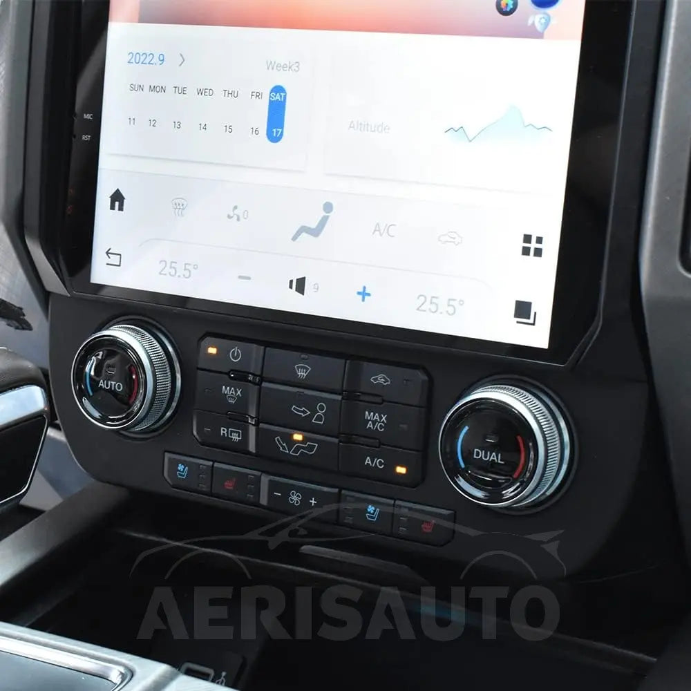 14.4''For Ford F150 Raptor 2015-2022 Android 13 Tesla Style Car Radio  AERISAUTO for Apple Android screen and  Android Auto Aerisauto