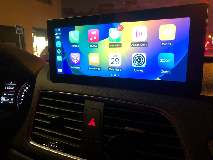 Autoradio Android 10, écran tactile 12,3 pouces, navigation MMI 2G, pour Audi A4 B8 A5 B7 B9 (2007, 2008, 2010, 2011, 2016) 