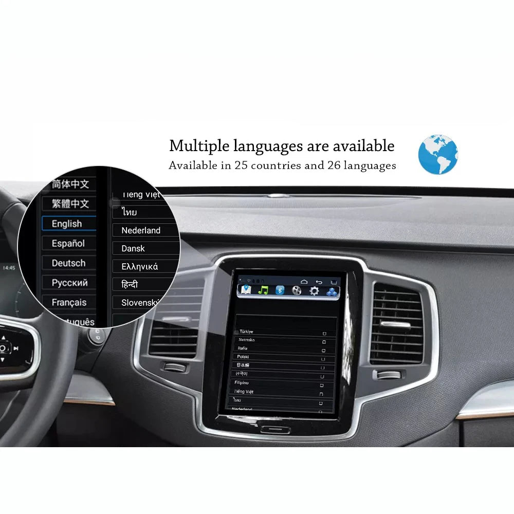 9''For Volvo XC90 XC60 XC40 S90 S60 C40 V60 V90 S60 2017-2025 Android 13.0 AERISAUTO for Apple Android screen and  Android Auto