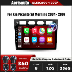 9''For Kia Picanto SA Ochtend 2004-2007 AERISAUTO for Apple Android screen and  Android Auto