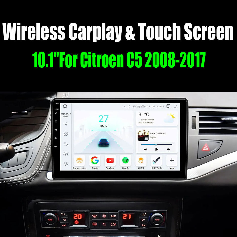 10.1''For Citroen C5 2008-2017 AERISAUTO for Apple Android screen and  Android Auto