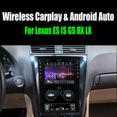 Autoradio Android à écran vertical de style Tesla pour Lexus ES/IS/GS/RX/LX, lecteur de navigation à écran CarPlay 