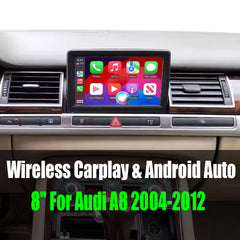 8" for Audi A8 2004-2012 AERISAUTO for Apple Android screen and  Android Auto