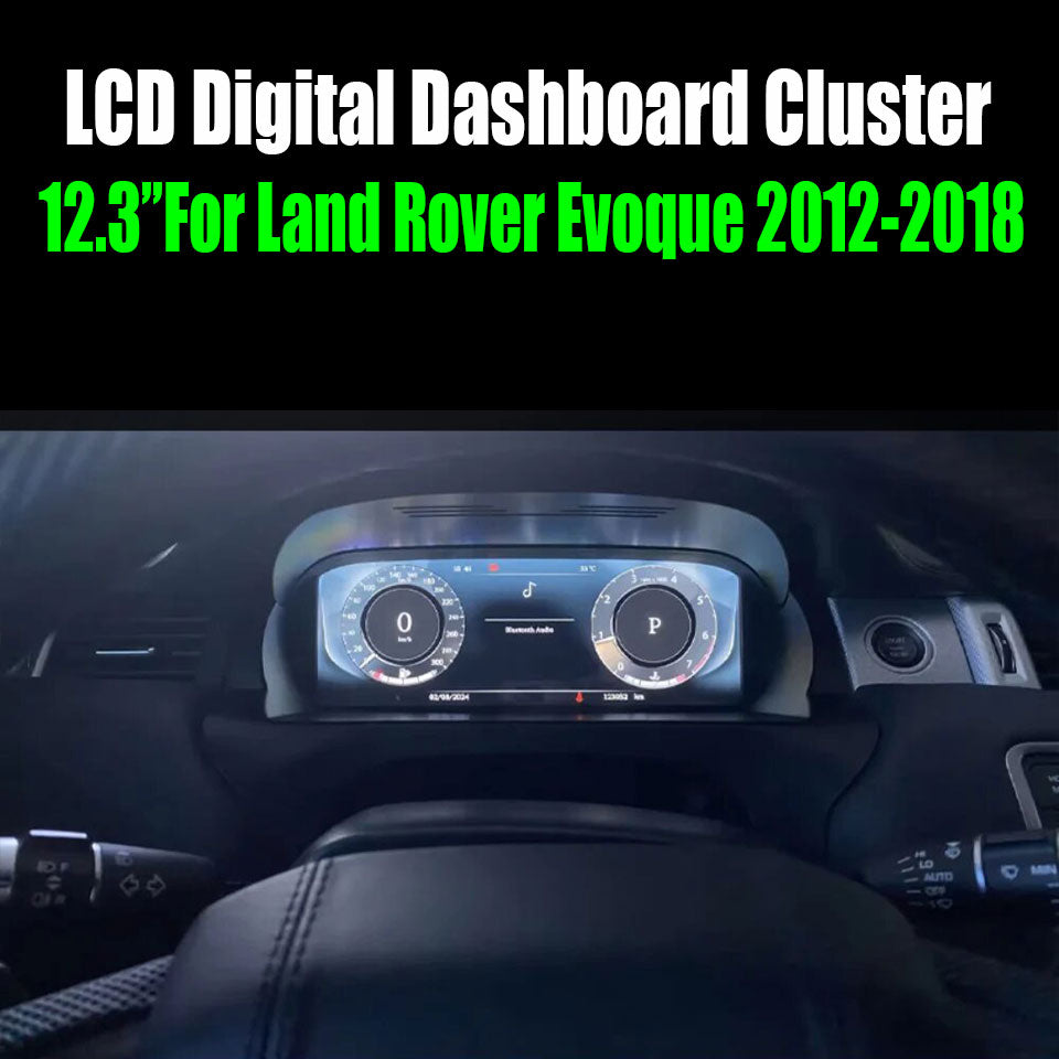 12.3"For Land Rover Evoque 2012-2018 AERISAUTO for LCD Digital Dashboard Cluster