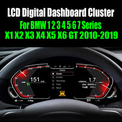 For BMW 1 2 3 4 5 6 7 Series X1 X2 X3 X4 X5 X6 GT 2010-2019 AERISAUTO for LCD Digital Dashboard Cluster