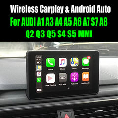 Interface de module CarPlay sans fil iOS pour AUDI Q5 Q7 A3 A4 A5 A6 A7 A8 B8 B9 MMI3G MIB CarPlay Retrofit Airplay Android Auto