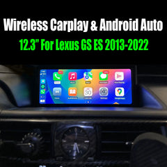 12.3" For Lexus GS ES 2013-2022 Android 13.0 AERISAUTO for Apple Android screen and  Android Auto