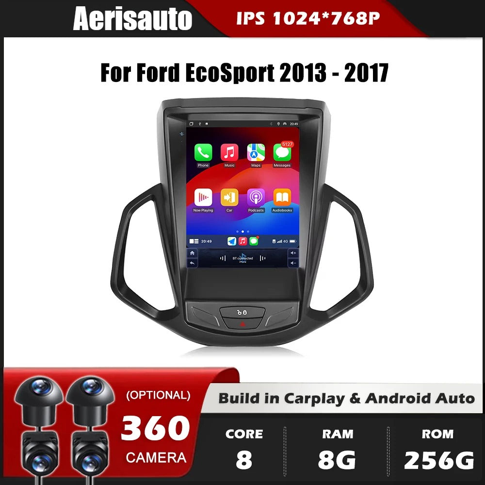 9.7''For Ford EcoSport 2013-2017 AERISAUTO for Apple Android screen and  Android Auto