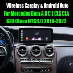 For Mercedes Benz A B C E CLS GLA GLB Class NTG6.0 2018-2022 AERISAUTO for Apple CarPlay Module and  Android Auto 我的商店
