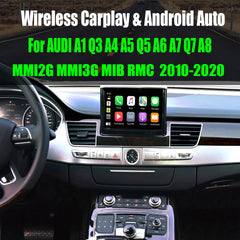 Module d'intégration CarPlay sans fil et Android Auto pour AUDI A4/A5 MMI 2G 2008-2016 avec écran 6,5 pouces 