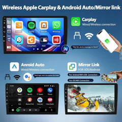 9''For Honda Acura MDX 2007-2013 Android 14 AERISAUTO for Apple Android screen and  Android Auto