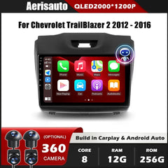9''For Chevrolet TrailBlazer 2 2012-2016 AERISAUTO for Apple Android screen and  Android Auto
