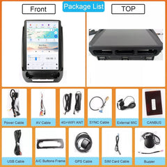 For Ford Expedition 2018-2023 AERISAUTO for Big Vertical Screen Tesla Style Screen Car Radio Stereo