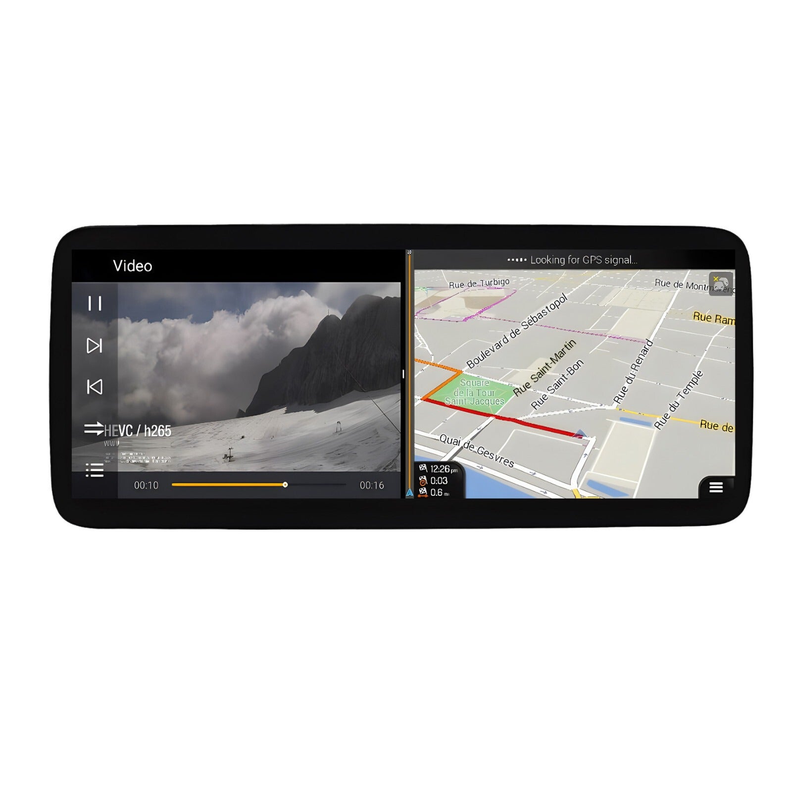 Autoradio pour Mercedes Benz Classe B W246 (2013-2015) avec CarPlay sans fil et Android Auto, Android 12, écran tactile 10,25 pouces avec NTG4.5/4.7, 6 Go + 128 Go, compatible Mirrorlink 