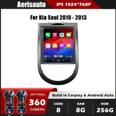9.7''For Kia Soul 2010-2013 AERISAUTO for Apple Android screen and  Android Auto