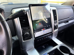 13.8" Qualcomm For Dodge RAM 1500 2500 3500 2009-2012 Car Radio Infotainment Navigation System Tesla Style Screen Head Unit GPS Multimedia Player