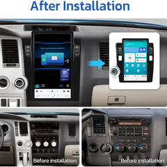 13.6" For Toyota Tundra 2007-2013 Tesla Style Car Radio AERISAUTO for Apple Android screen and Android Auto
