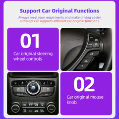 For Acura ILX RDX ZDX TL MDX 2007-2013 AERISAUTO for Apple CarPlay Module and  Android Auto