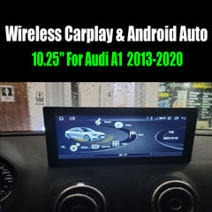 10.25" For Audi A1 2013-2020 AERISAUTO Wireless Apple Carplay Android screen and  Android Auto