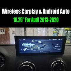10.25" For Audi 2013-2020 AERISAUTO Wireless Apple Carplay Android screen and  Android Auto