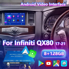 7'' 8''For Nissan Patrol Y62 QX60 Q60 QX80 Pathfinder R52 370z 2007-2024 Infiniti 2011-2024 Carplay Module Screen