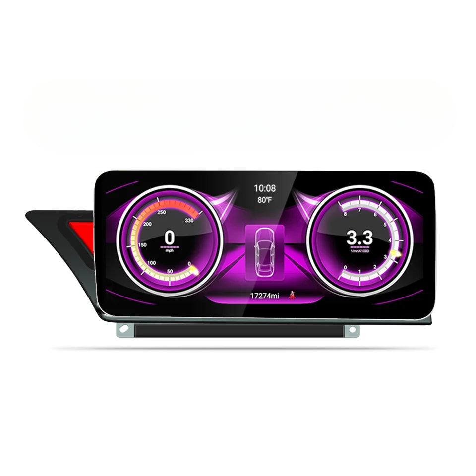Autoradio Android 10, écran tactile 12,3 pouces, navigation MMI 2G, pour Audi A4 B8 A5 B7 B9 (2007, 2008, 2010, 2011, 2016) 