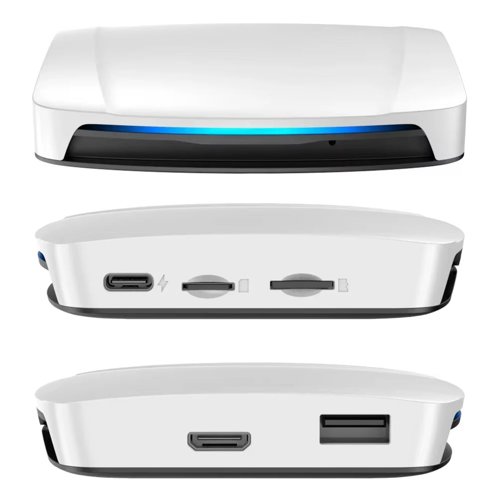 Aerisauto Wireless CarPlay Android Auto Box CarPlay AI Box Android 13 Smart TV Streaming Box SDM660 UHD HDMI-Compatible Output 8GB+128GB