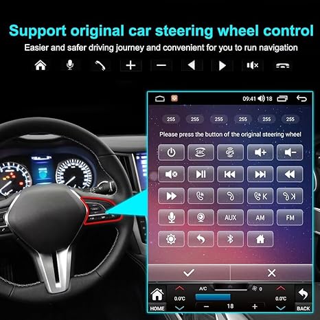 Android 13 12.1''For Infiniti G25 G35 G37 Q60S 2004-2015 Tesla Style Car Radio AERISAUTO for Apple Android screen and Android Auto