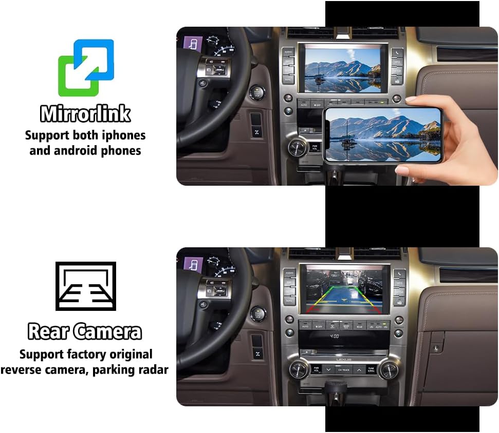 For Lexus GX IS GS LX ES LS 2006-2014 AERISAUTO for Apple CarPlay Module and  Android Auto