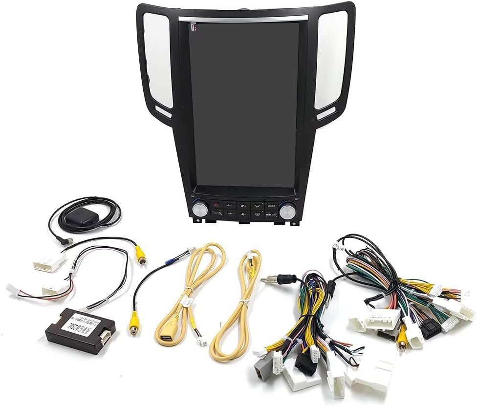 Android 13 12.1''For Infiniti G25 G35 G37 Q60S 2004-2015 Tesla Style Car Radio AERISAUTO for Apple Android screen and Android Auto