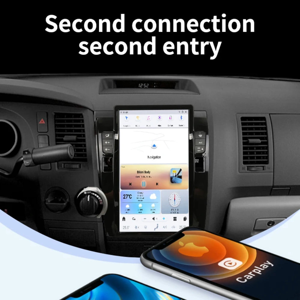 14.4"For Jeep Grand Cherokee 2010-2022 Tesla Style Car Radio AERISAUTO for Apple Android screen and Android Auto