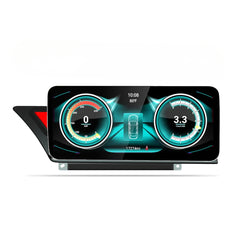Autoradio Android 10, écran tactile 12,3 pouces, navigation MMI 2G, pour Audi A4 B8 A5 B7 B9 (2007, 2008, 2010, 2011, 2016) 