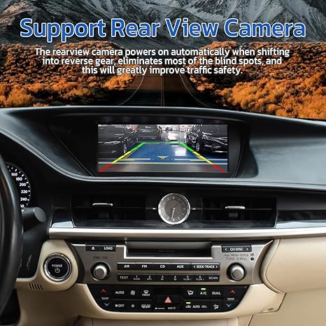 Autoradio Android 13 Qualcomm pour Lexus ES350 ES400 ES200, CarPlay, stéréo, navigation GPS, lecteur multimédia, Netflix, 4G, écran HD