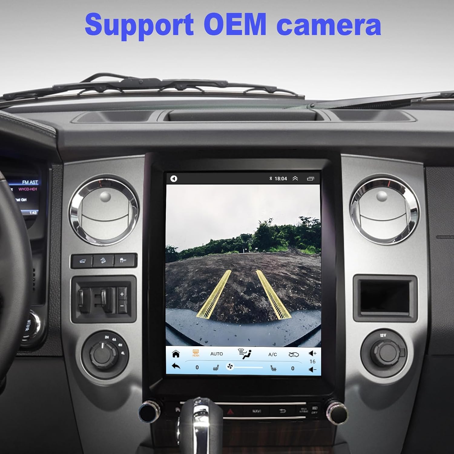 12.1''For Ford Expedition 2015-2017 Android 13 AERISAUTO for Apple Android screen and  Android Auto