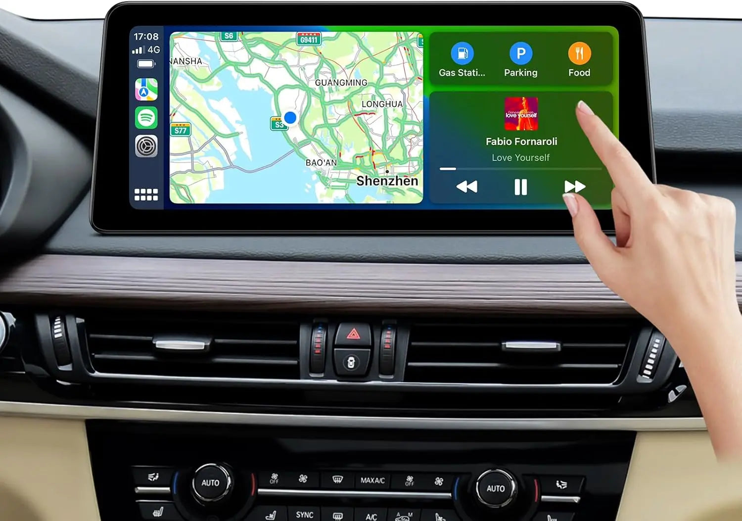 12.3''For BMW X5 F15 X6 F16 NBT System 2014-2017 AERISAUTO for Apple Android screen and  Android Auto 我的商店