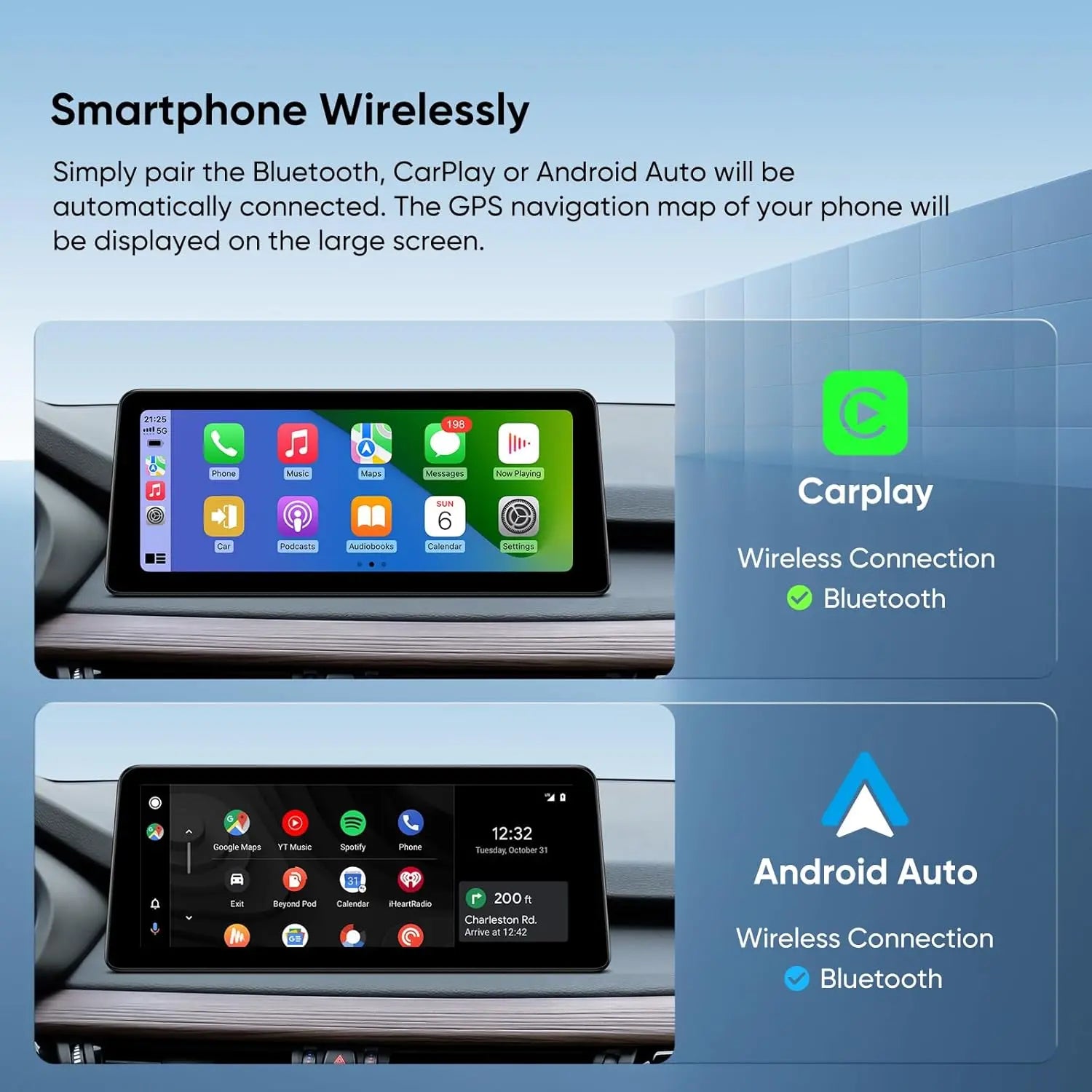 12.3''For BMW X5 F15 X6 F16 NBT System 2014-2017 AERISAUTO for Apple Android screen and  Android Auto 我的商店
