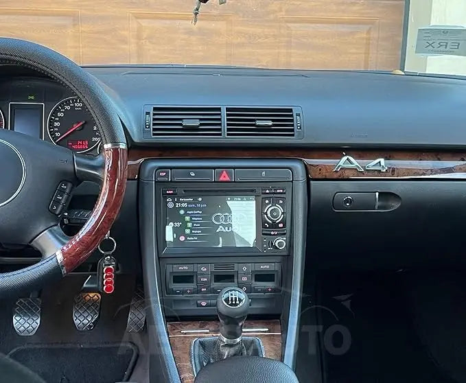 7'' For Audi A4 S4 B6 B7 RS4 8E 8H 2000-2008 AERISAUTO for Apple Android screen and  Android Auto Aerisauto