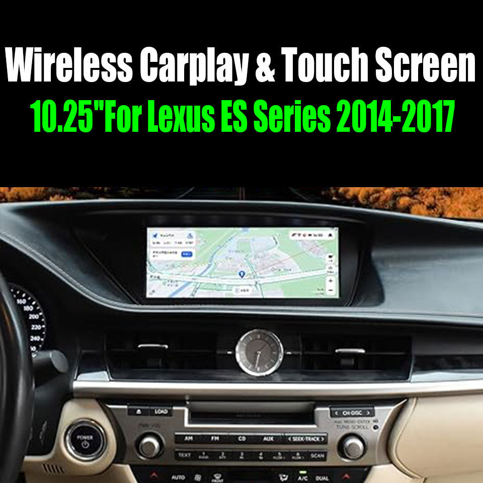 Autoradio Android 13 Qualcomm pour Lexus ES350 ES400 ES200, CarPlay, stéréo, navigation GPS, lecteur multimédia, Netflix, 4G, écran HD