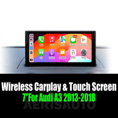 7''For Audi A3 2013-2018 AERISAUTO for Apple Android screen and  Android Auto Aerisauto